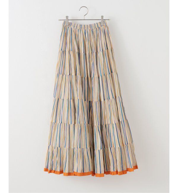 NOBLE「MARIHA/マリハ 草原の虹のスカート」|スカート|オレンジベース