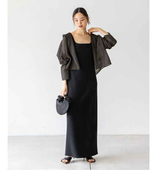 NOBLE「《追加》ブリーズメッシュショートフードブラウス」|シャツ・ブラウス|