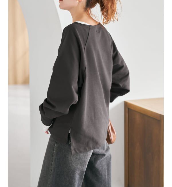 Spick and Span「《一部店舗+WEB限定》ボートネックワイドプルオーバー」|Tシャツ・カットソー|