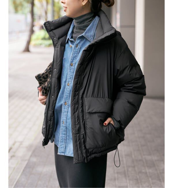 Spick and Span「撥水 リバーシブルダウンジャケット」|ダウン|ブラック