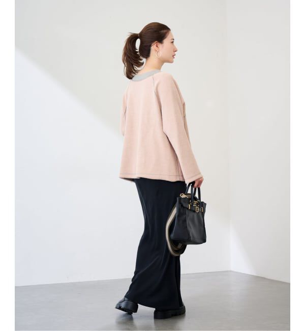 FRAMeWORK「オーバーダイ裏毛カットオフプルオーバー」|スウェット・ジャージ|