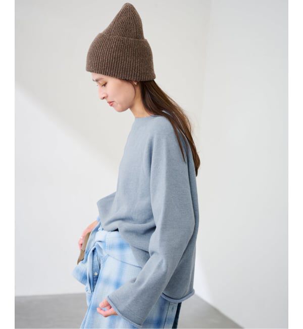 FRAMeWORK「オーバーダイ裏毛カットオフプルオーバー」|スウェット・ジャージ|