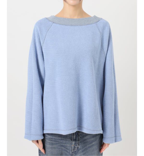 FRAMeWORK「オーバーダイ裏毛カットオフプルオーバー」|スウェット・ジャージ|