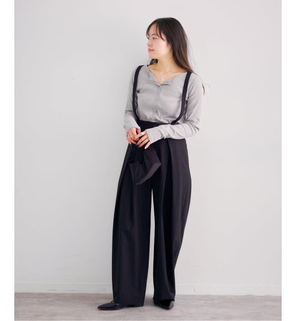 U by SPICK&SPAN「《予約》ベアテレコカットトップス」|Tシャツ・カットソー|