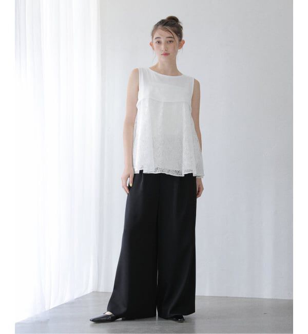  「【洗える】レイヤード風カットソー」|Tシャツ・カットソー|