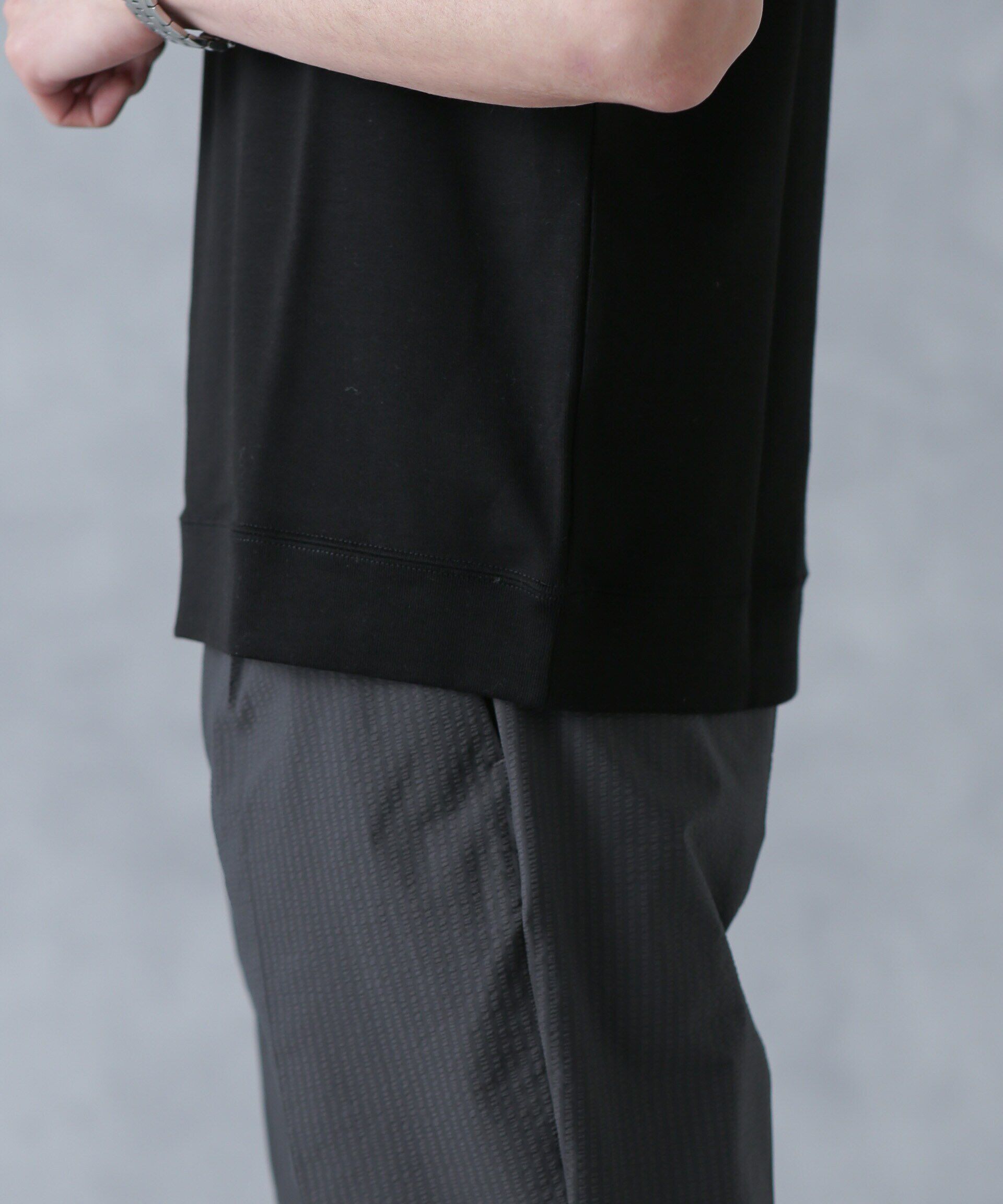 nano･universe「「FORMAL JERSEY」クルーネックカットソー半袖」|Tシャツ・カットソー|