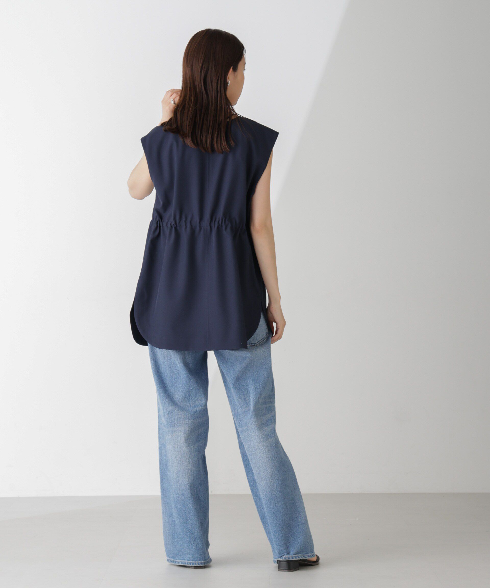 nano･universe「前後2Wayジレブラウス(セットアップ可)」|シャツ・ブラウス|