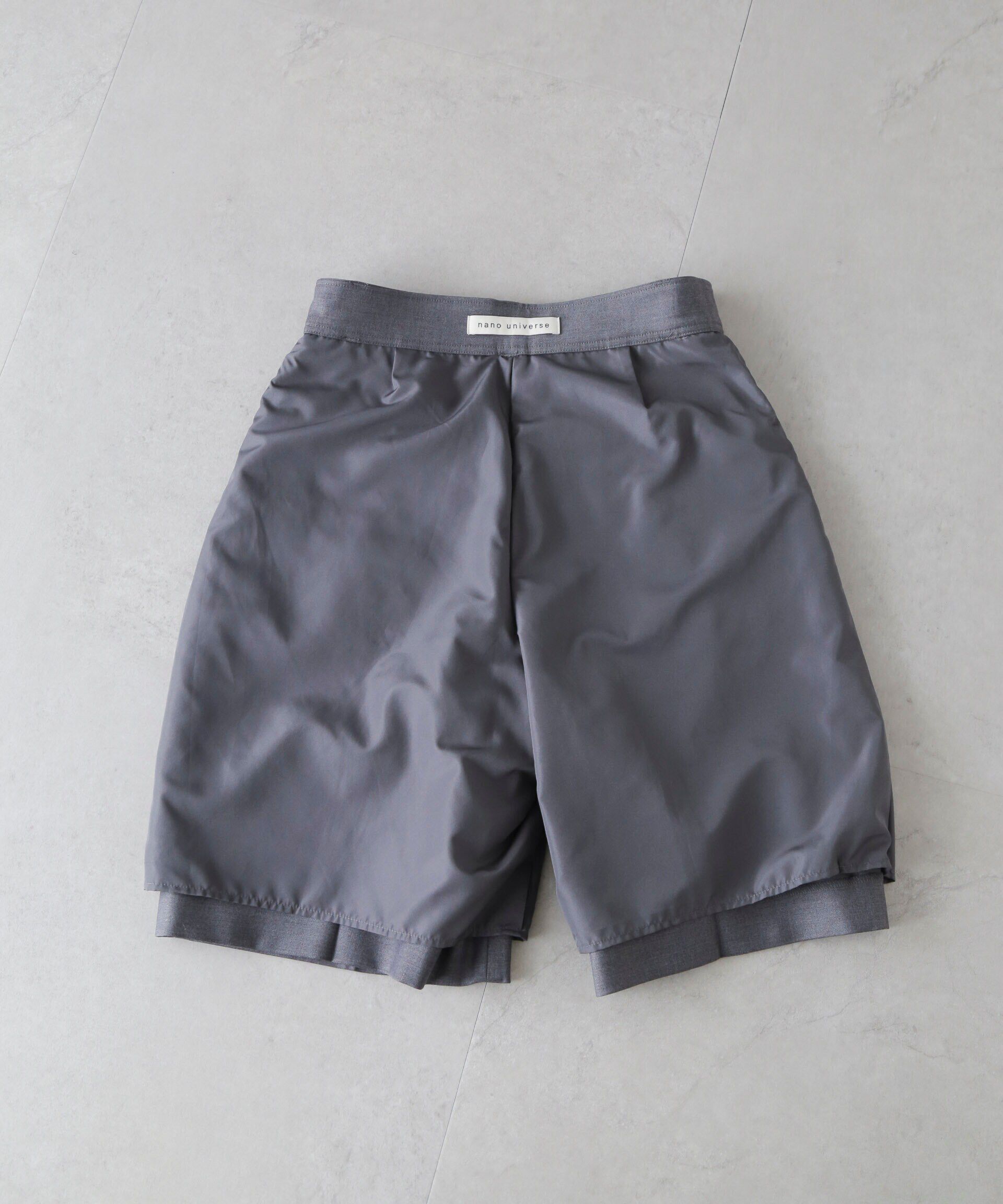 nano･universe「スーチングショートパンツ」|チノ|