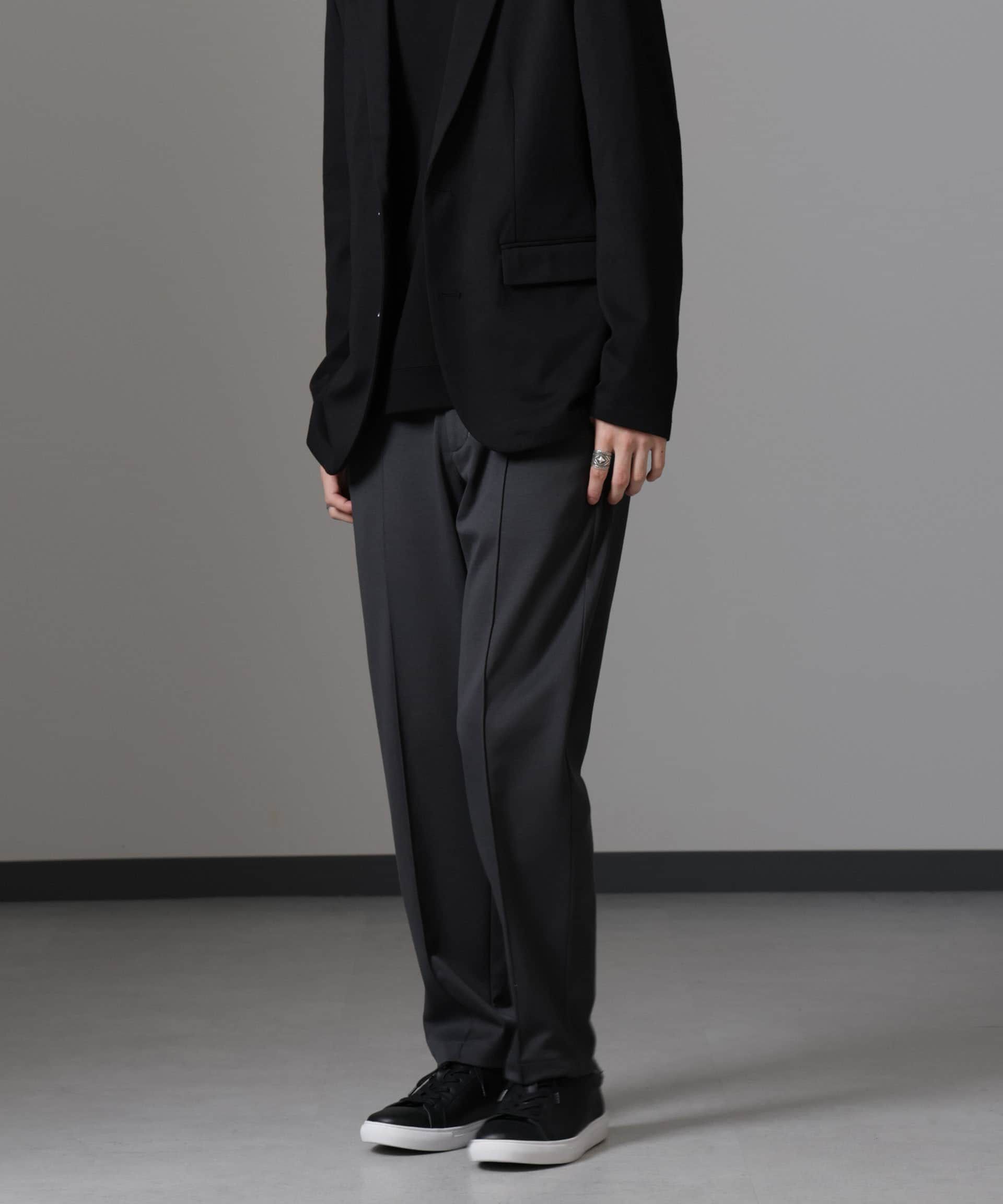 nano･universe「ダブルジャージーテーパードパンツ」|チノ|スミクロ1