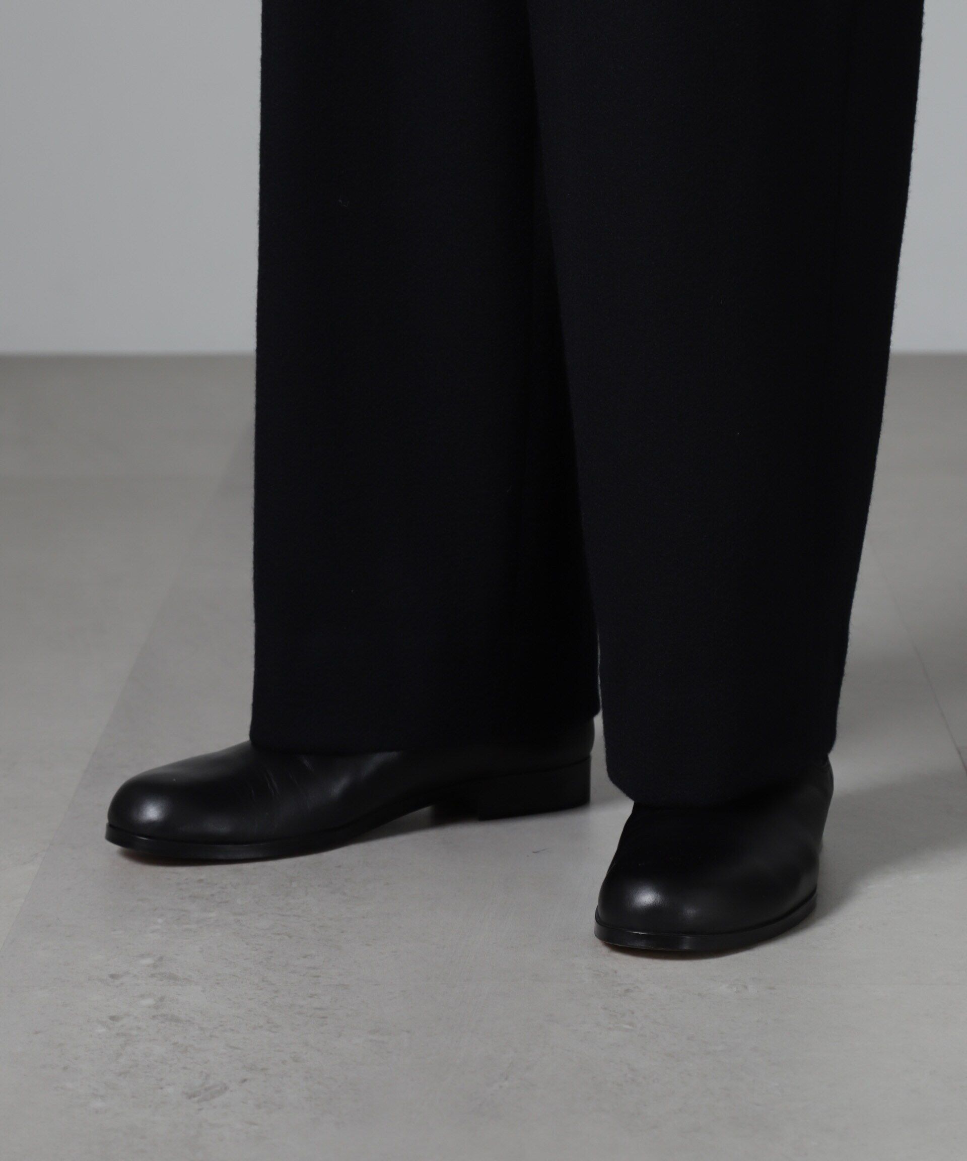 nano･universe「「100%ウール」2タックワイドパンツ」|チノ|