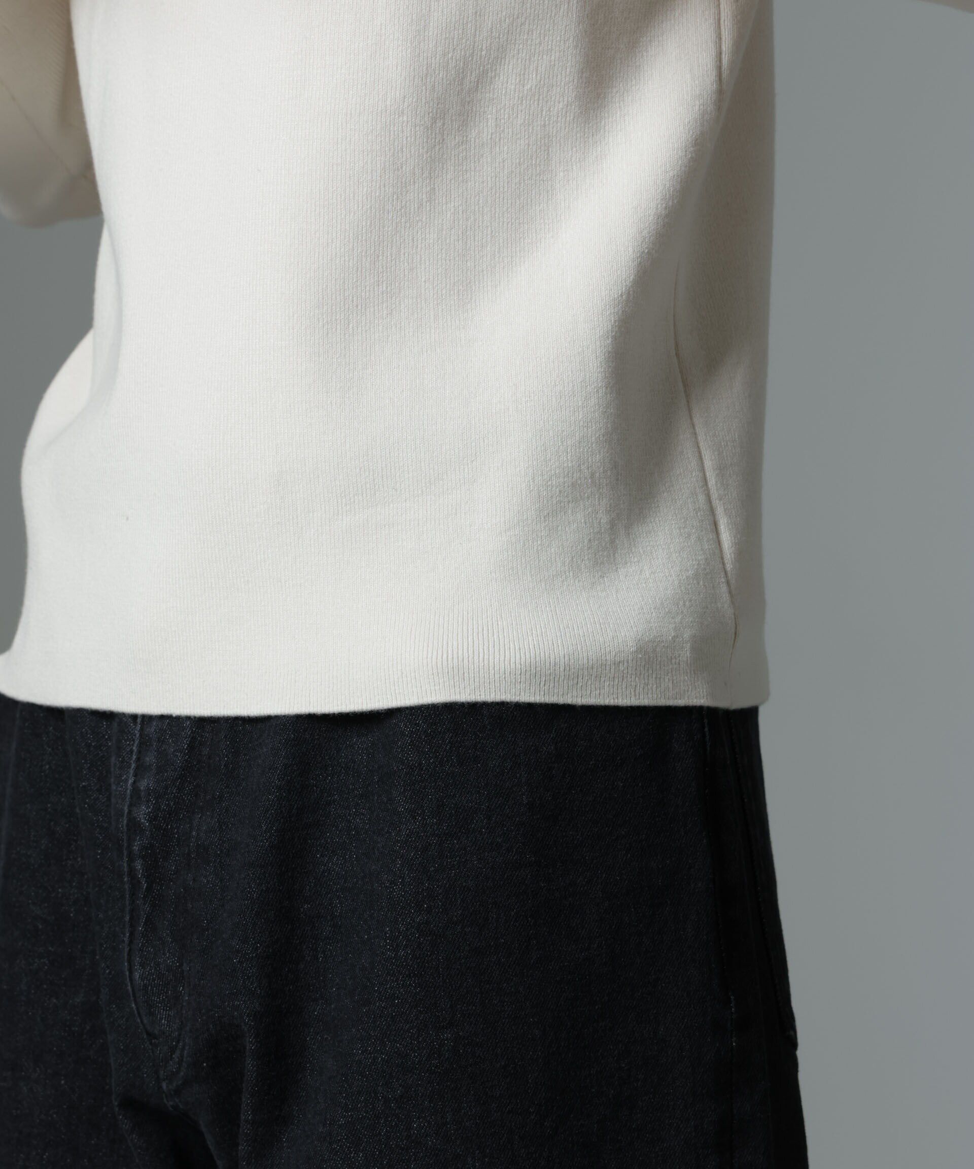 nano･universe「「MC」coveross(R)TECH WARM モックネックリブニット」|ニット・セーター|