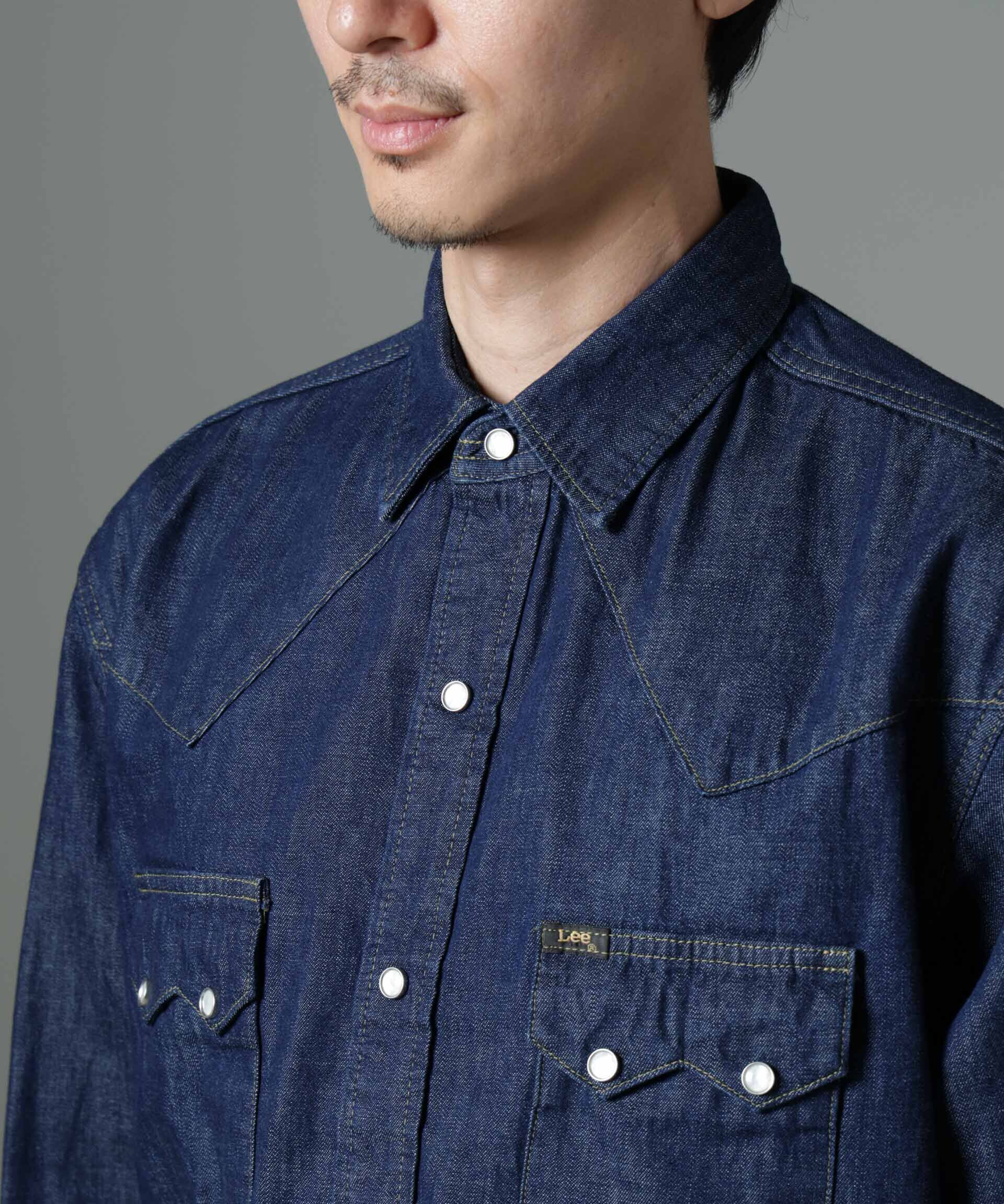 nano･universe「Lee/別注 Lee DENIM WESTERN SHIRT」|シャツ・ブラウス|