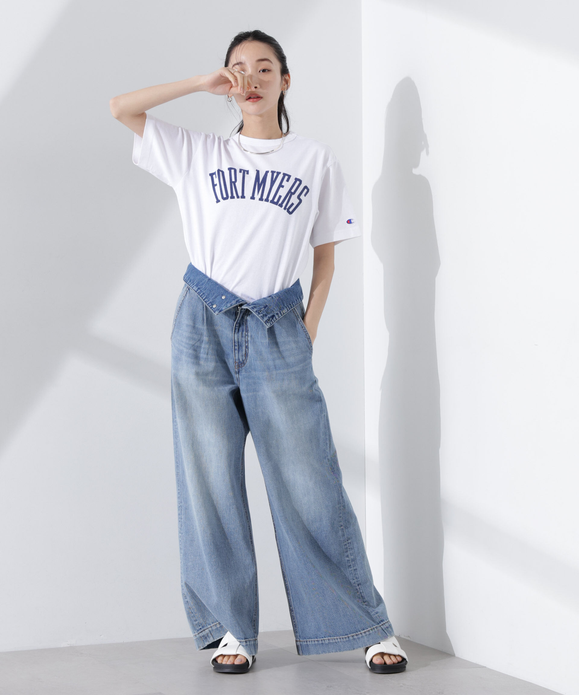 nano･universe「Champion/SHORT SLEEVE T-SHIRT」|Tシャツ・カットソー|