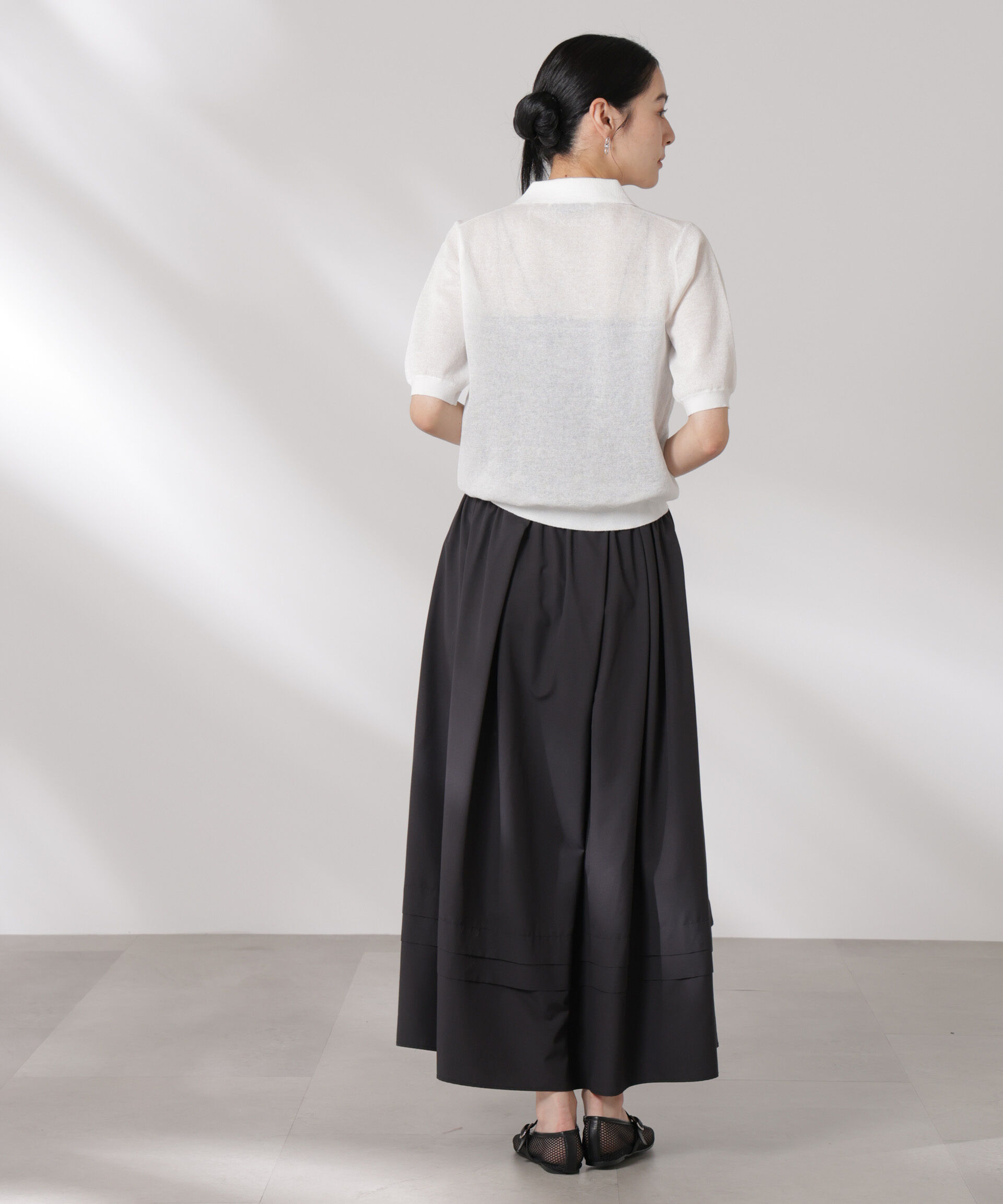 nano･universe「MINOTECH(R)イレギュラータックスカート」|スカート|