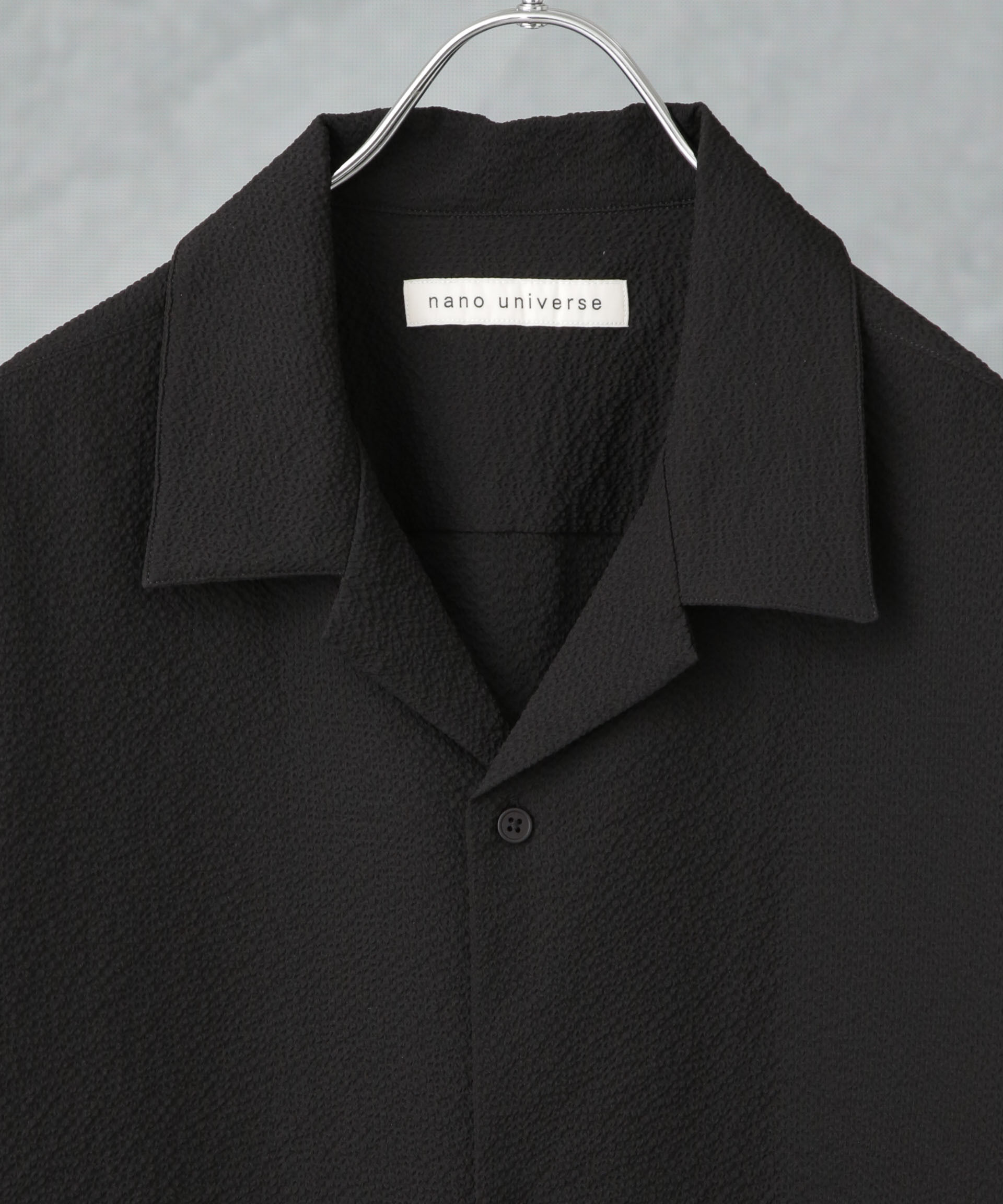 nano･universe「サッカーシャツ 半袖（セットアップ可）」|シャツ・ブラウス|