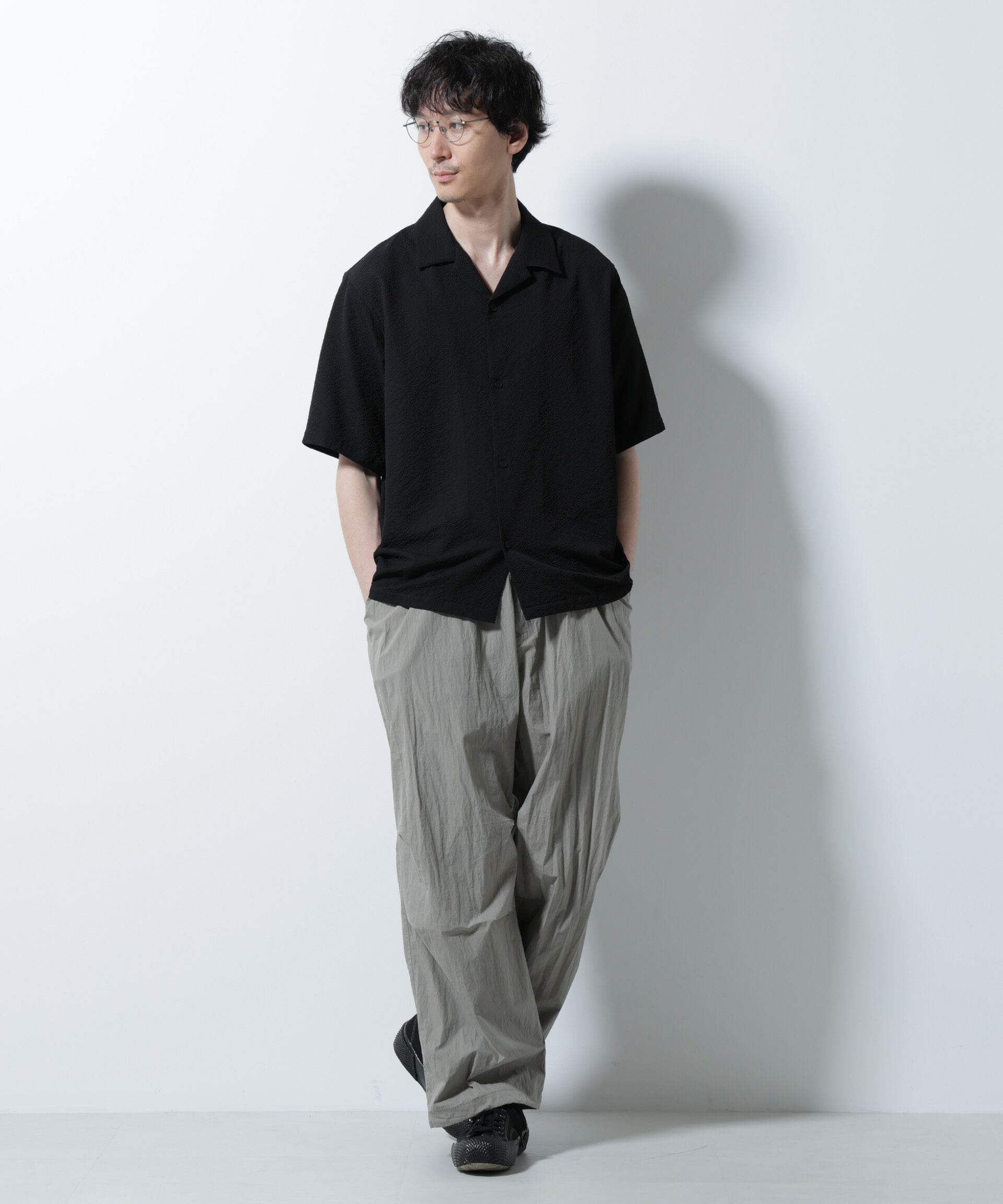 nano･universe「サッカーシャツ 半袖（セットアップ可）」|シャツ・ブラウス|