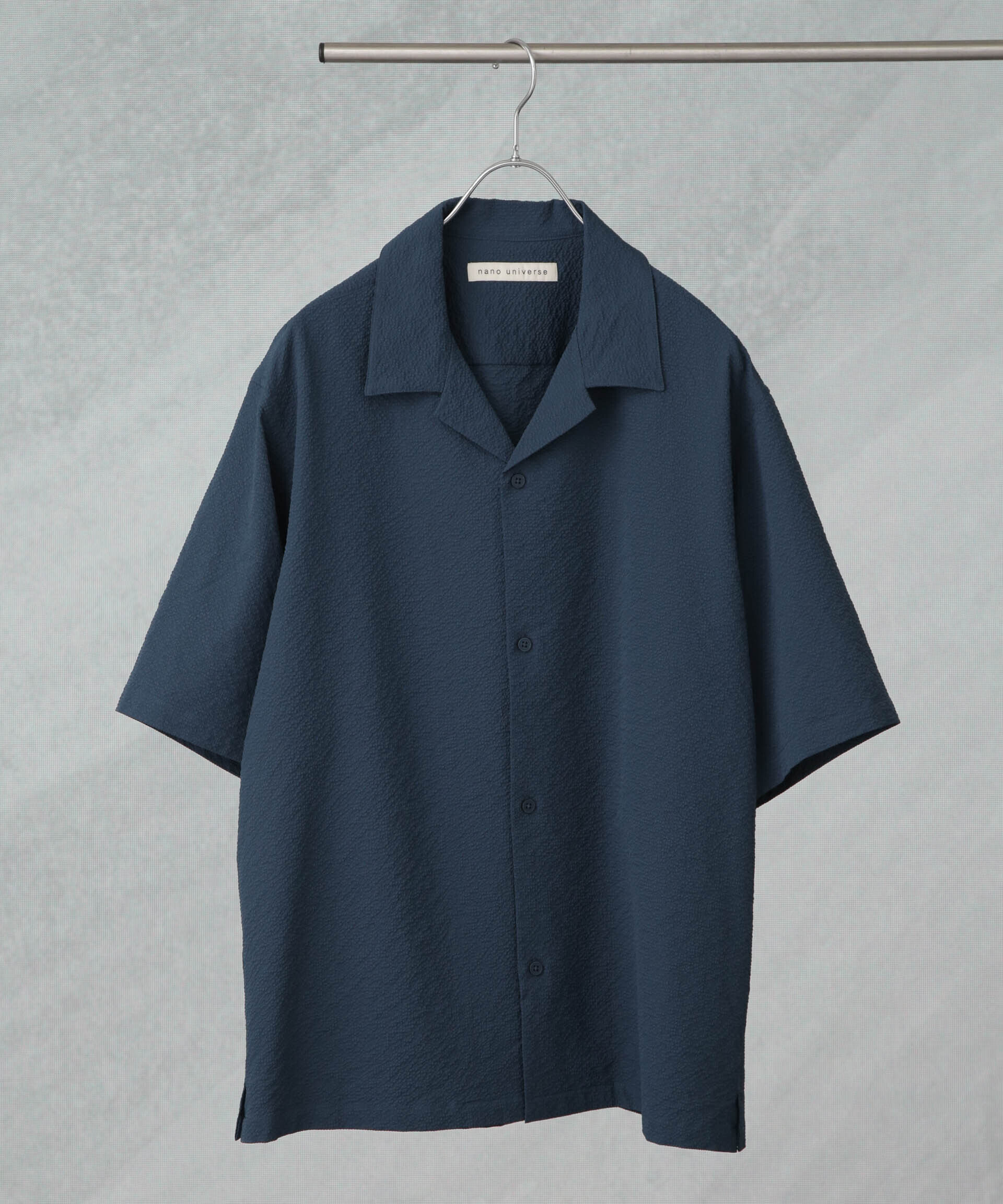 nano･universe「サッカーシャツ 半袖（セットアップ可）」|シャツ・ブラウス|