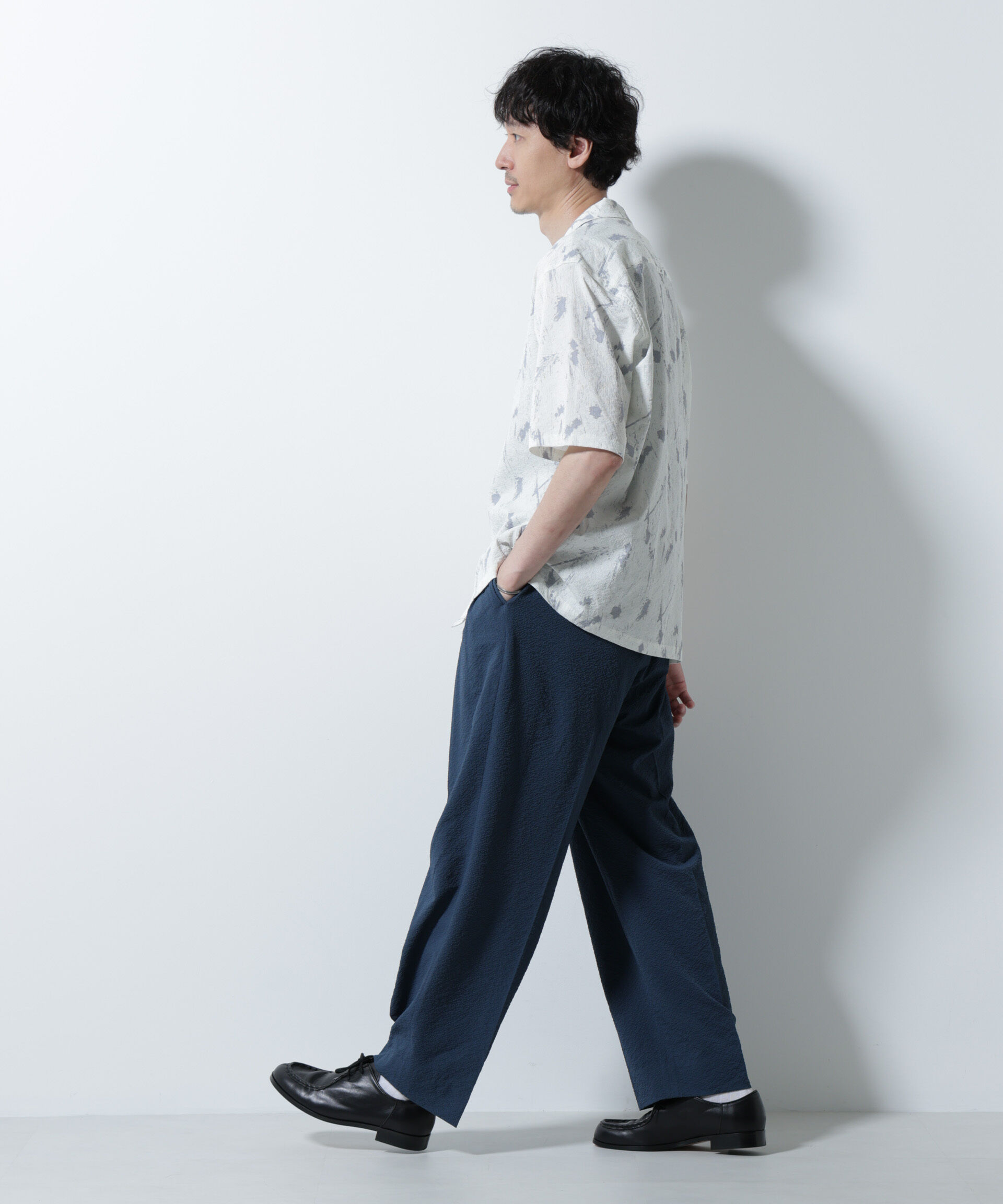 nano･universe「サッカータックイージーパンツ（セットアップ可）」|チノ|