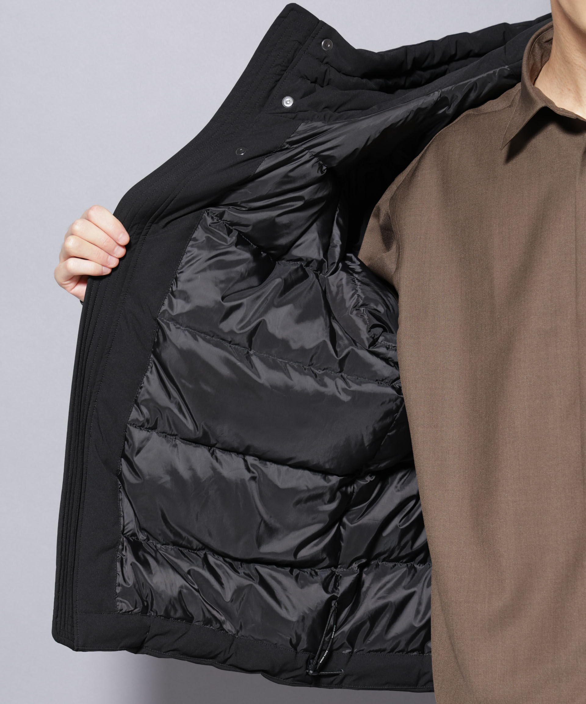 nano･universe「「西川ダウン(R)」SOLOTEXショートダウン」|ダウン|