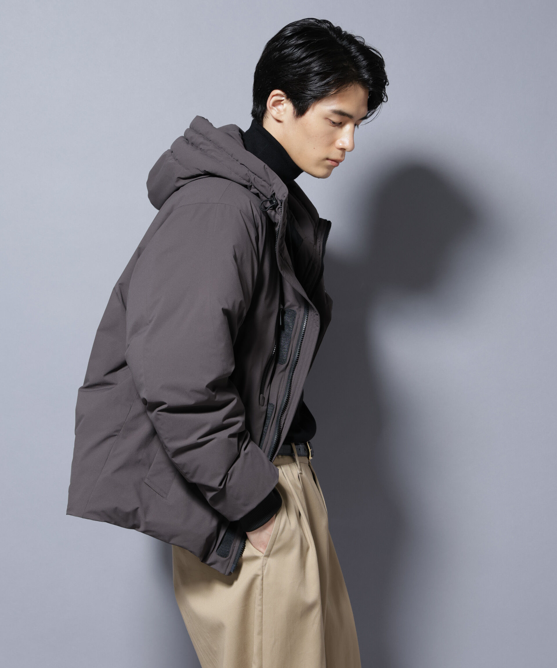 nano･universe「「西川ダウン(R)」SOLOTEXショートダウン」|ダウン|