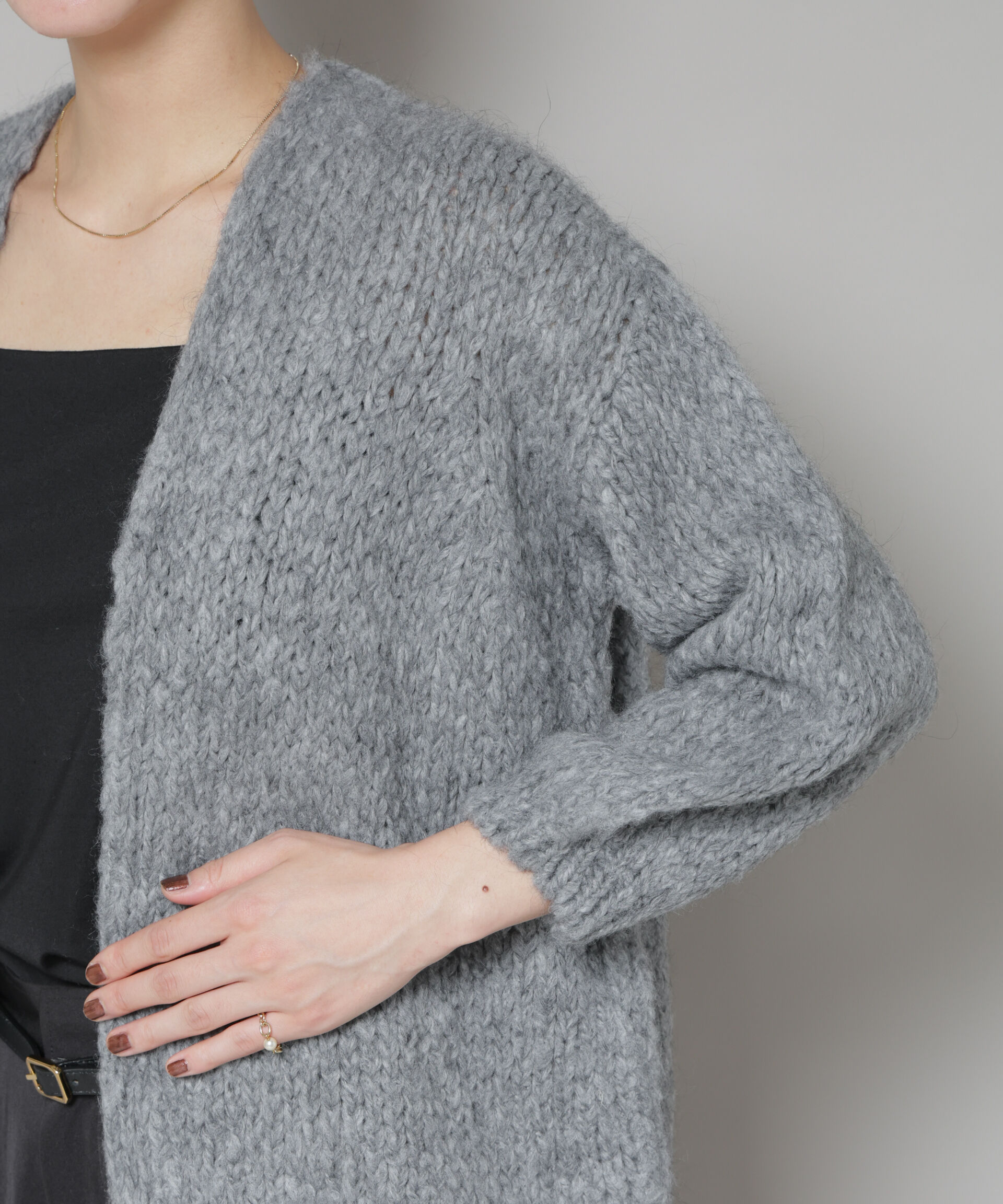 nano･universe「TRICOTS JEAN MARC/ニットカーディガン」|ニット・セーター|