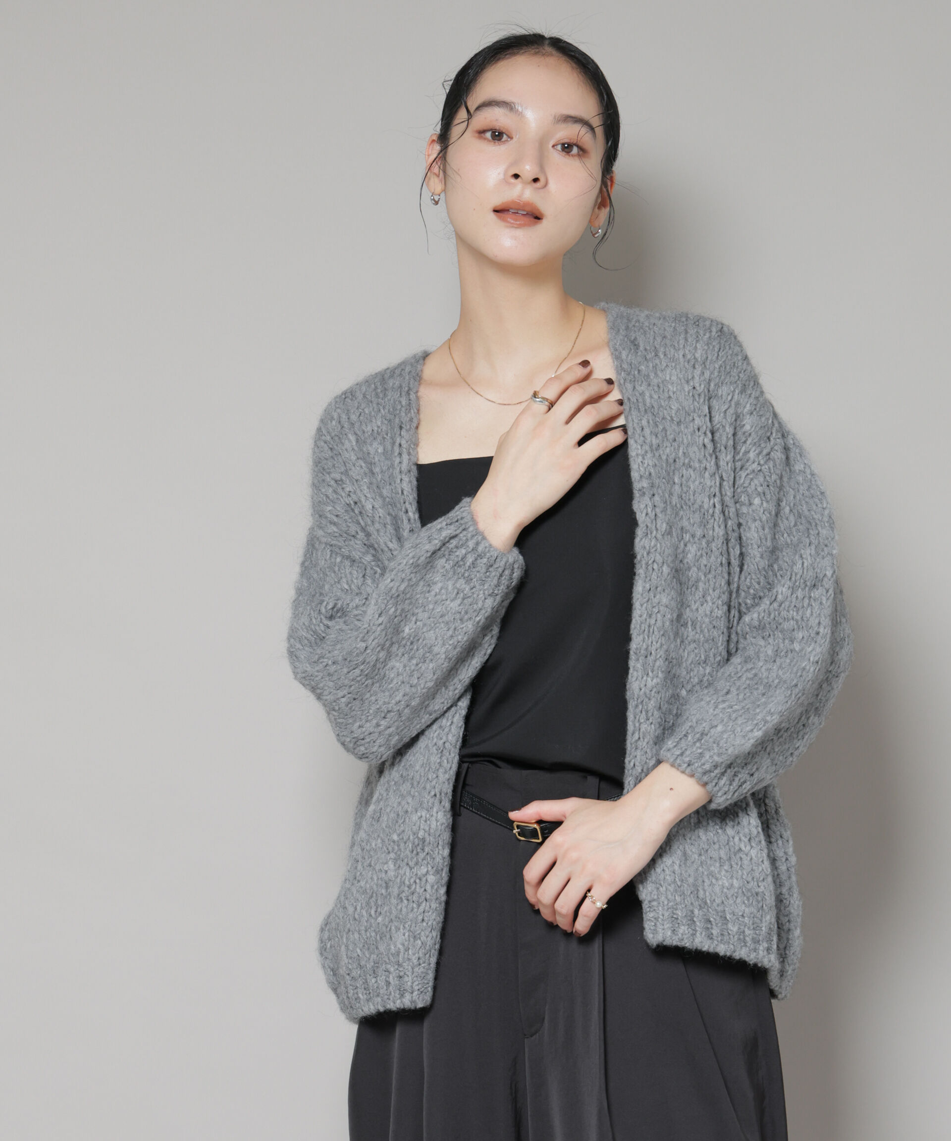 nano･universe「TRICOTS JEAN MARC/ニットカーディガン」|ニット・セーター|