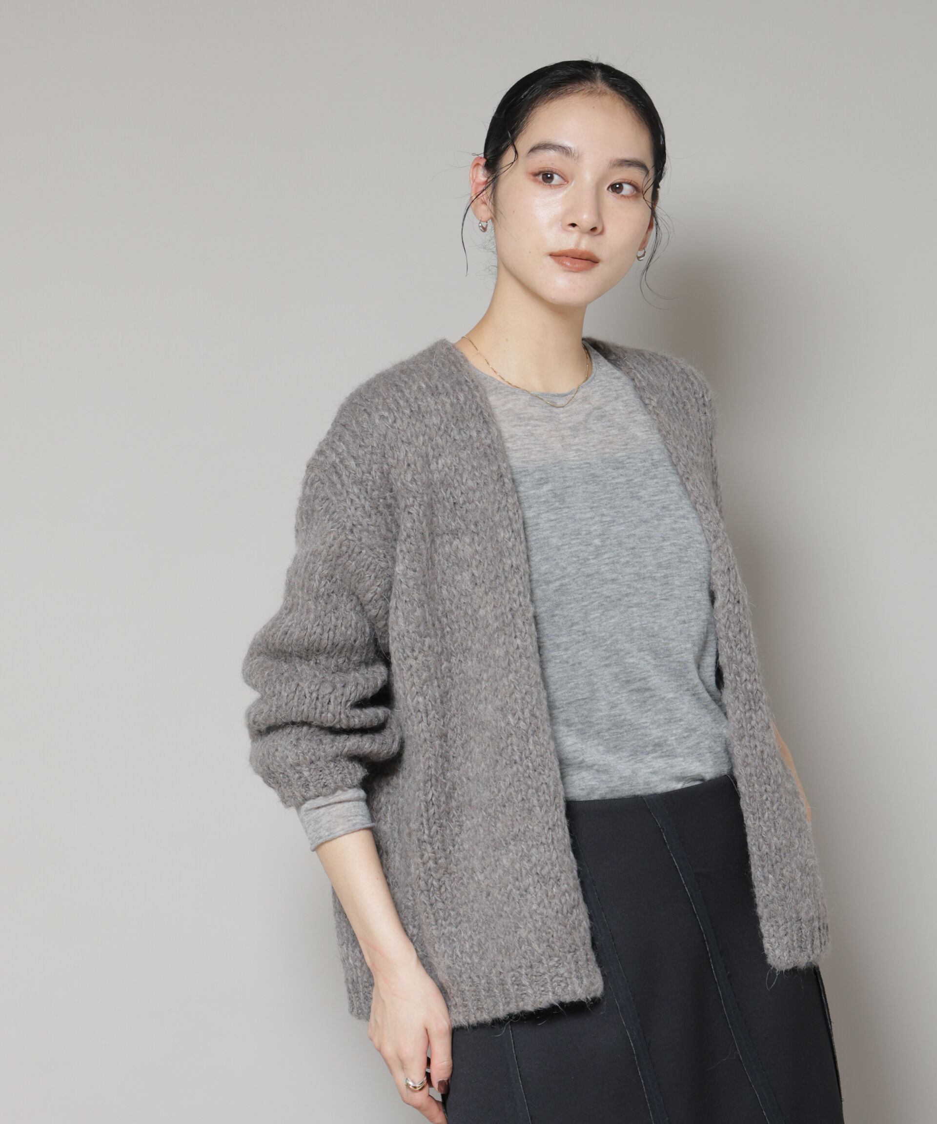 nano･universe「TRICOTS JEAN MARC/ニットカーディガン」|ニット・セーター|