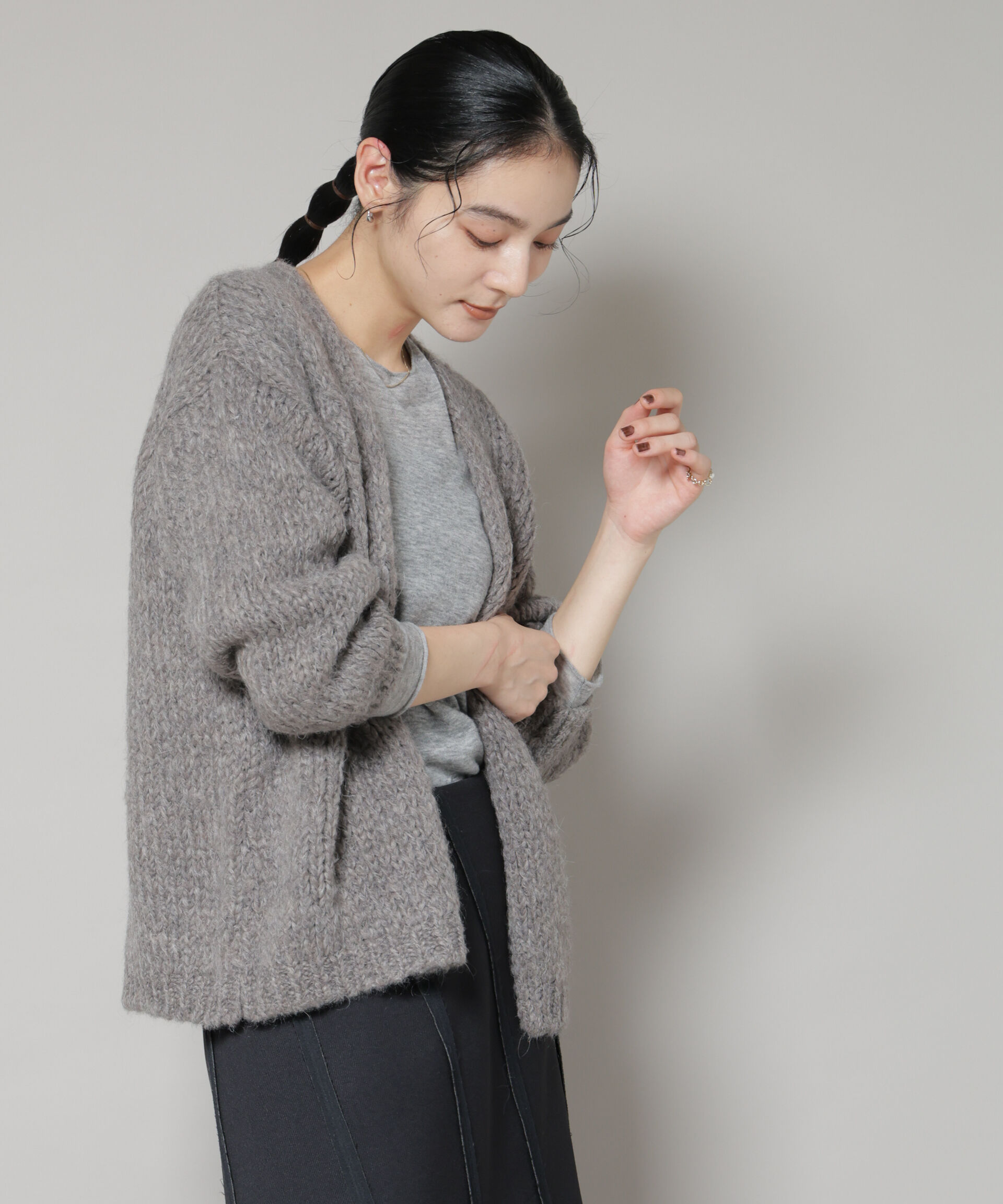 nano･universe「TRICOTS JEAN MARC/ニットカーディガン」|ニット・セーター|