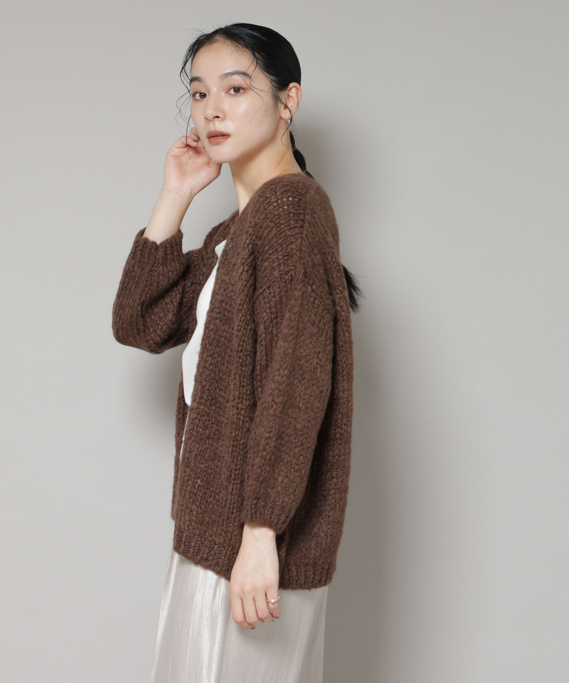 nano･universe「TRICOTS JEAN MARC/ニットカーディガン」|ニット・セーター|