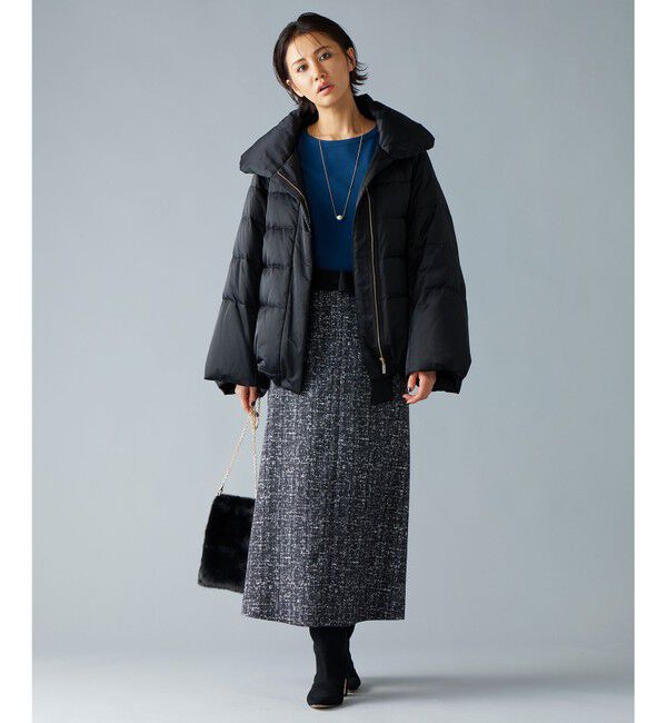 自由区「【撥水加工・洗える】ブライトダウンテントライン ダウンコート」|ダウン|