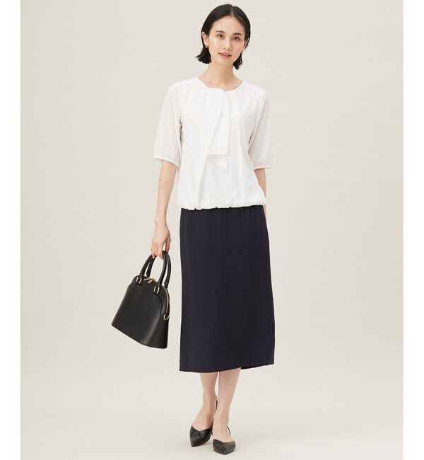 自由区「【セットアップ対応・接触冷感・UVケア・洗える】ライトストレッチ スカート」|スカート|