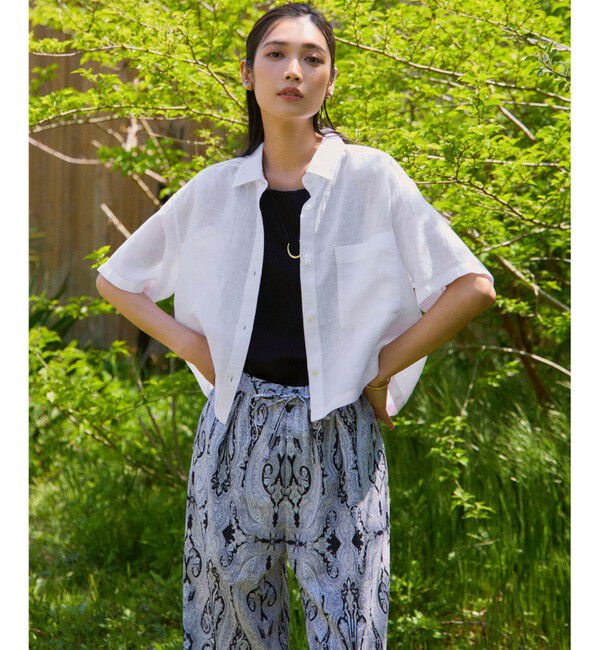 23区「【洗える】シャイニーシアー ニット キャミソール」|キャミソール|