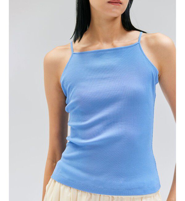 BEIGE,「【洗える・Oggi 10月号掲載】MARINO / コットンリブキャミソール」|Tシャツ・カットソー|