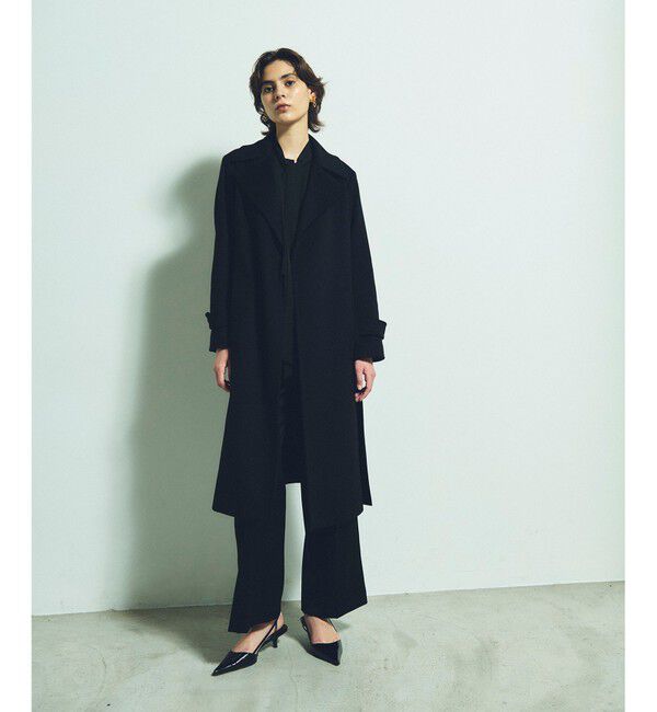 Grace Class「カシミヤガウンコート」|その他|ブラック