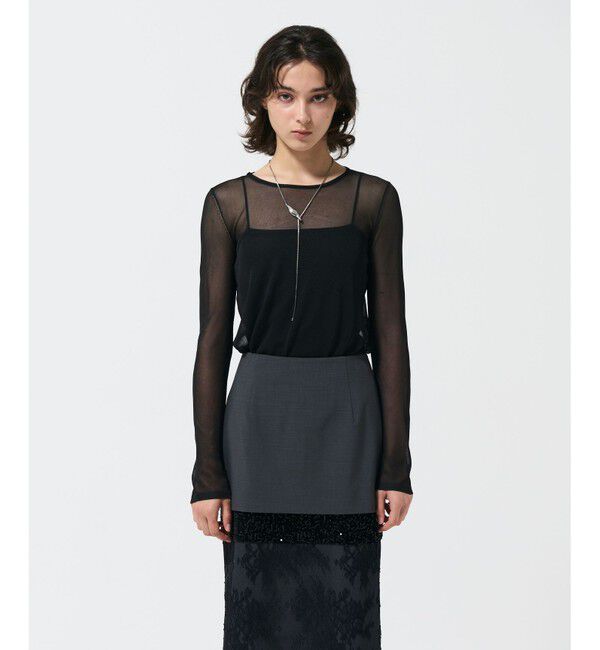 Diagram「シアークルーニットトップ」|ニット・セーター|