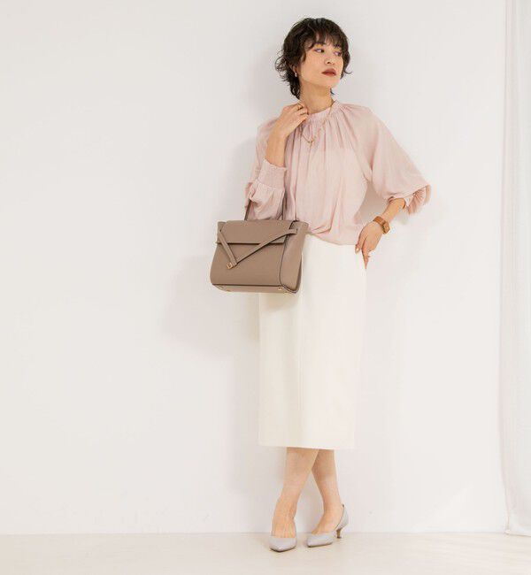 NOLLEY'S sophi「割繊ギャザーブラウス」|シャツ・ブラウス|