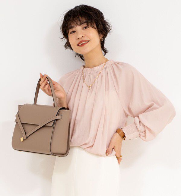 NOLLEY'S sophi「割繊ギャザーブラウス」|シャツ・ブラウス|
