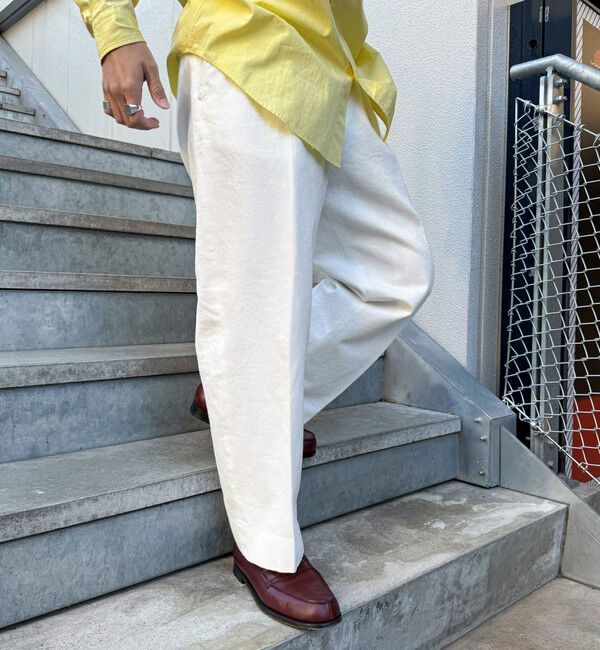 WORK ABOUT「NSOK デニム2タックワイドパンツ 25SS」|デニム|