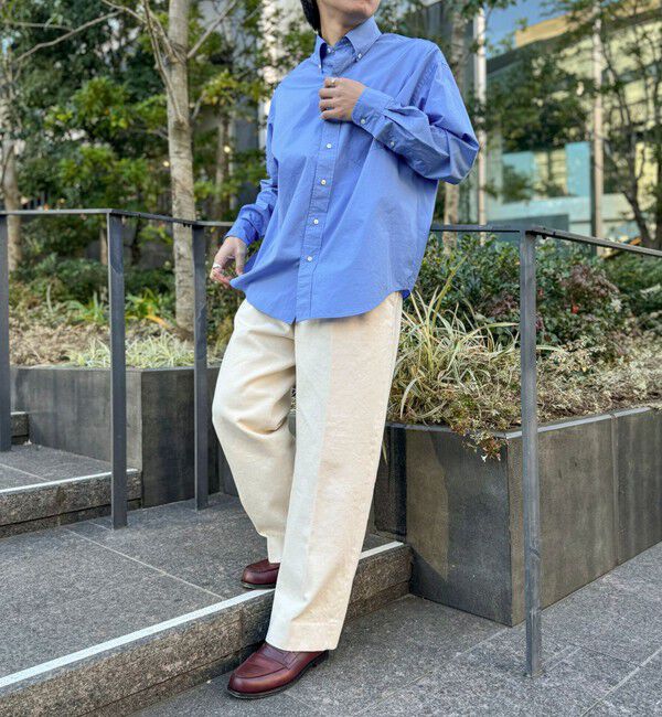 WORK ABOUT「NSOK デニム2タックワイドパンツ 25SS」|デニム|