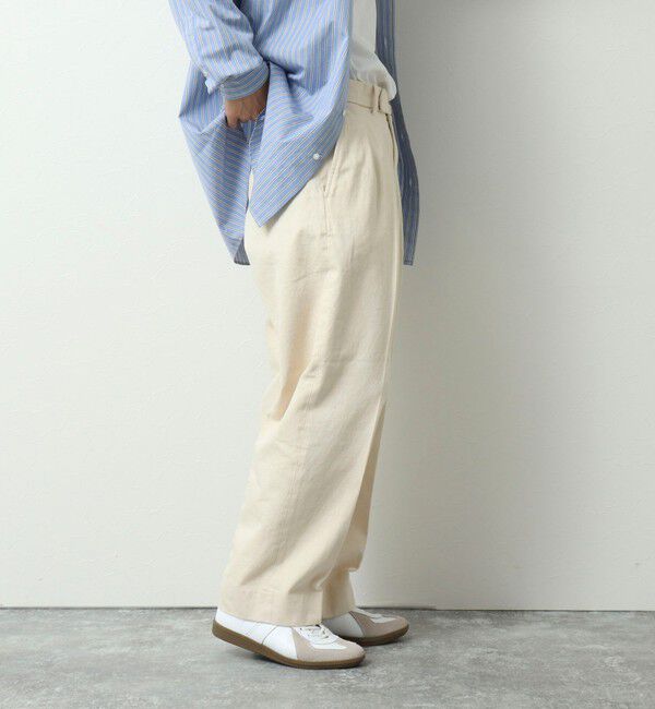 WORK ABOUT「NSOK デニム2タックワイドパンツ 25SS」|デニム|