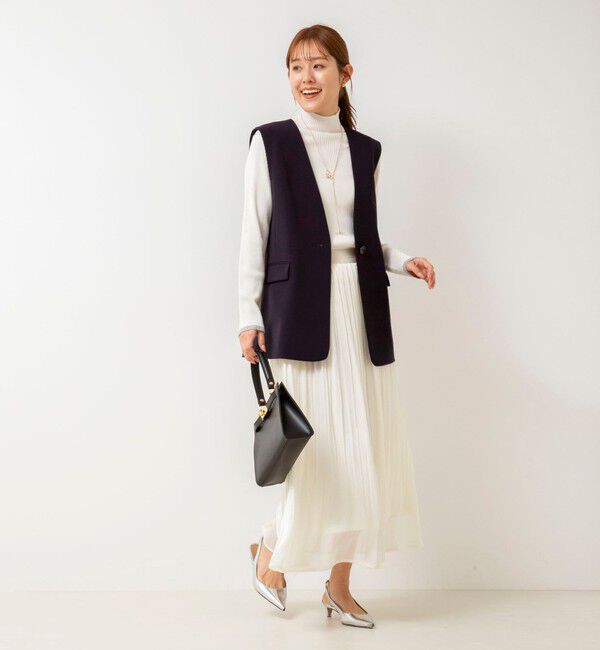 NOLLEY'S「シャインサテン楊柳スカート」|スカート|