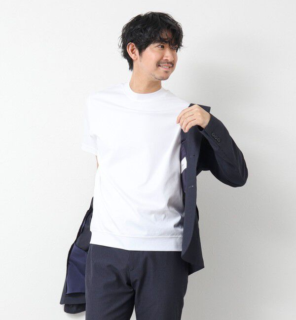 NOLLEY'S goodman「《ビジカジ対応》シルケットスムースドレスTシャツ 25SS」|Tシャツ・カットソー|