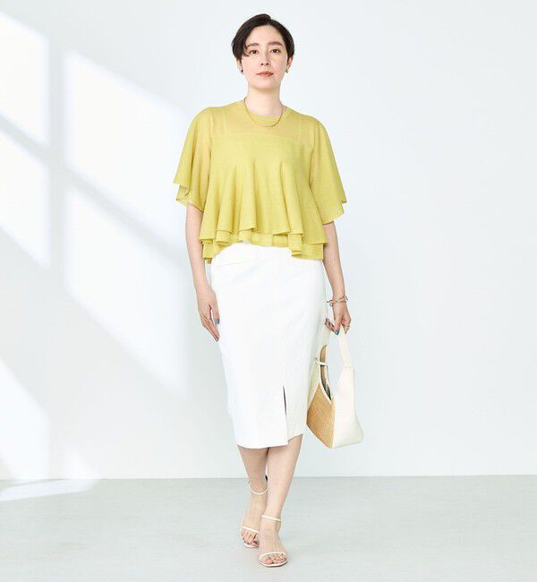 NOLLEY'S sophi「シアーティアードプルオーバーニット」|ニット・セーター|