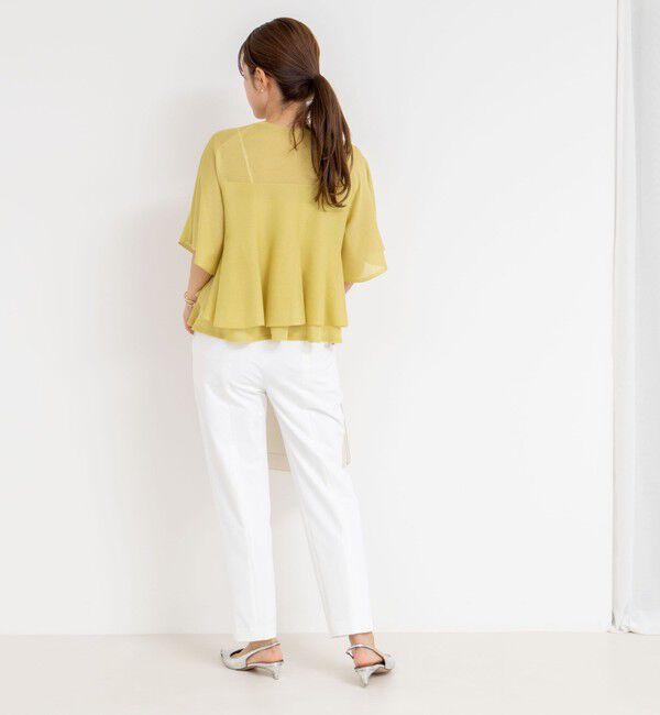 NOLLEY'S sophi「シアーティアードプルオーバーニット」|ニット・セーター|