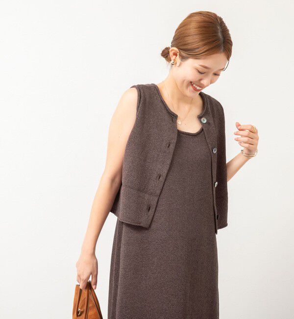 NOLLEY'S sophi「【WALANCE/ワランス】paper knit 2way top」|ベスト・ジレ|