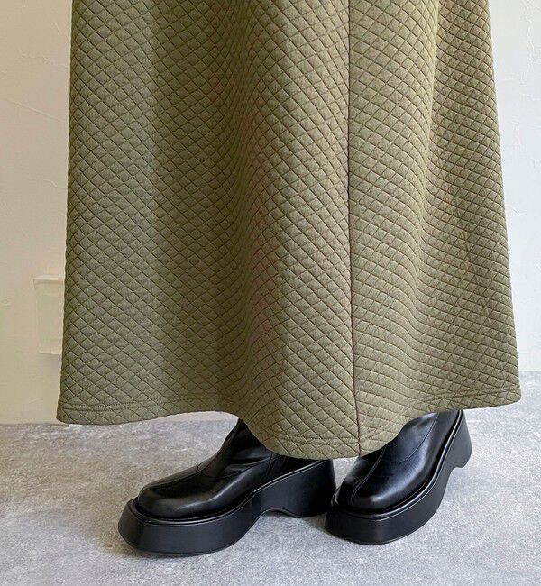 fredy emue「キルティングカットキャミワンピース」|ワンピース|