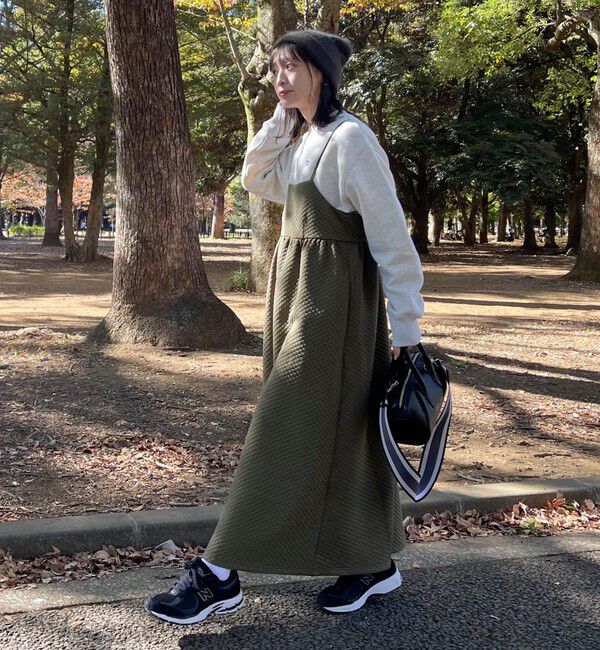 fredy emue「キルティングカットキャミワンピース」|ワンピース|