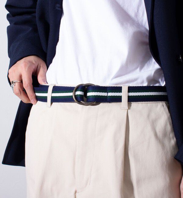 GLOSTER「【GLOSTER/グロスター】IVY Dリングテープベルト リングベルト」|ベルト|