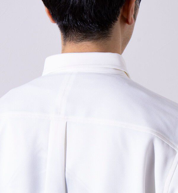 GLOSTER「【ビジカジ対応】【GLOSTER/グロスター】ニットテープ 鹿の子 ボタンダウンシャツ」|シャツ・ブラウス|