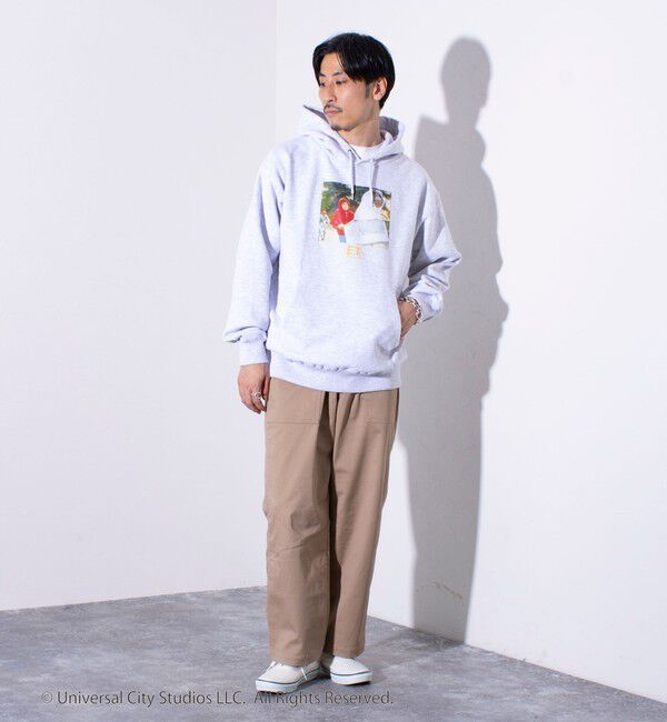 GLOSTER「【GLOSTER】&times;【E.T.】フォトプリント スウェット プルオーバーフーディ パーカー」|パーカー|